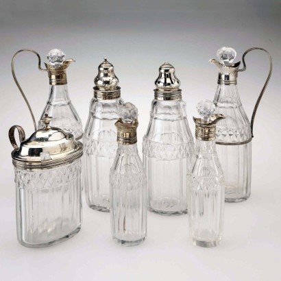 Charles Chesterman II 19th Century Antique Silver Dinner Set_1330969 Charles Chest Silver Dinnerware Set