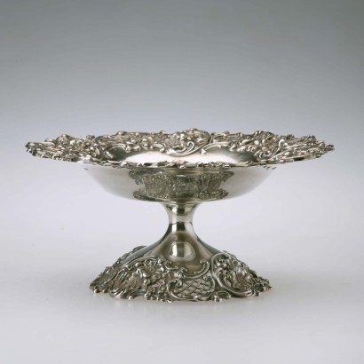 Antique Sterling Silver Cake Stand, Bigelow, Kennard & Co., 19th Century_1330991 Bigelow Ke Sterling Silver Stand,Bigelow Ke Sterling Silver Stand,Bigelow Ke Sterling Silver Stand