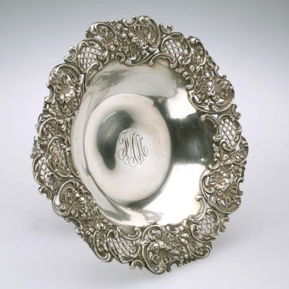 Antique Sterling Silver Cake Stand, Bigelow, Kennard & Co., 19th Century_1330992 Bigelow Ke Sterling Silver Stand,Bigelow Ke Sterling Silver Stand,Bigelow Ke Sterling Silver Stand