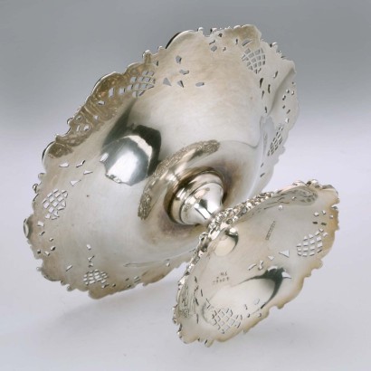 Antique Sterling Silver Cake Stand, Bigelow, Kennard & Co., 19th Century_1330993 Bigelow Ke Sterling Silver Stand,Bigelow Ke Sterling Silver Stand,Bigelow Ke Sterling Silver Stand