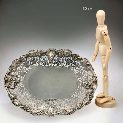 Walker & Hall Sheffield Antique Silver Tray, England, 1936_1331002 Walker & Hall Sheff Silver Tray