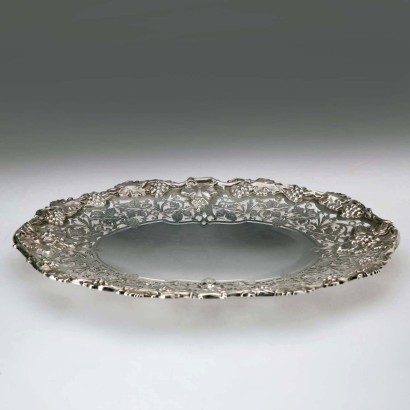 Walker & Hall Sheffield Antique Silver Tray, England, 1936_1331004 Walker & Hall Sheff Silver Tray