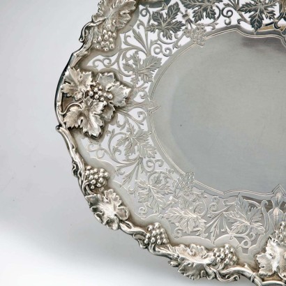 Walker & Hall Sheffield Antique Silver Tray, England, 1936_1331005 Walker & Hall Sheff Silver Tray