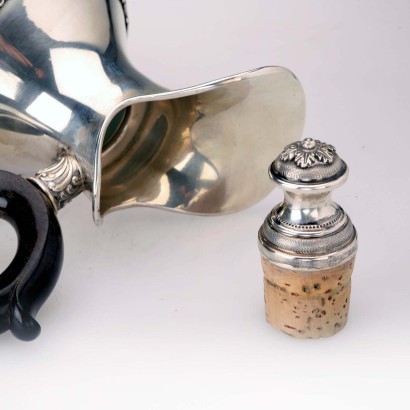Antique Silver Jug, Cesa Manufacture, Alessandria, Italy, 1920s_1331021 Silver Jug Manufactured by Cesa Aless