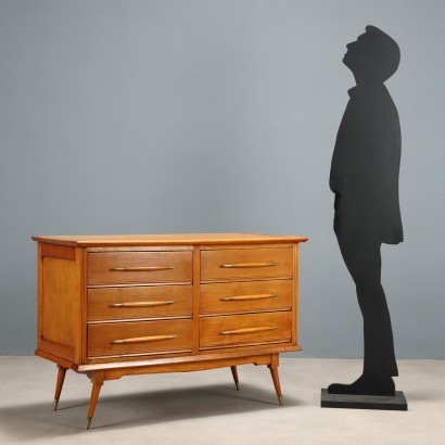 1900s six-drawer chest of drawers