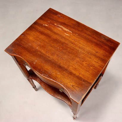 Pair of Nightstands, Pair of Walnut Nightstands