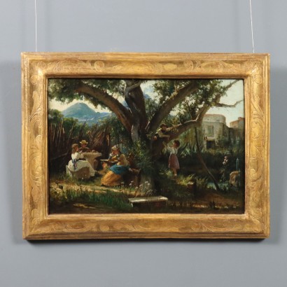 Painting by Eleuterio Pagliano