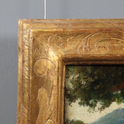 Painting by Eleuterio Pagliano, Figures in the Garden, Eleuterio Pagliano, Eleuterio Pagliano, Eleuterio Pagliano, Eleuterio Pagliano