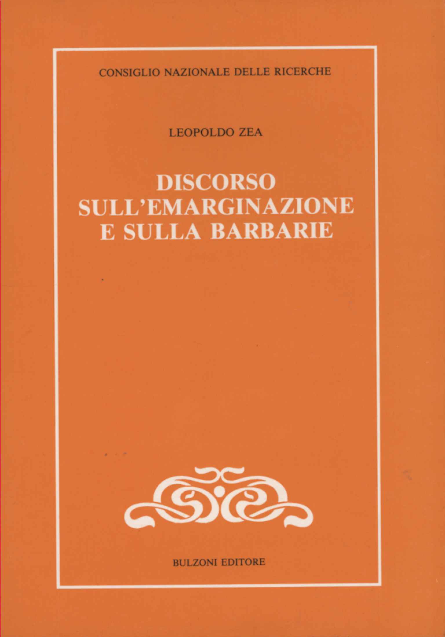 Discours sur la marginalisation et sur