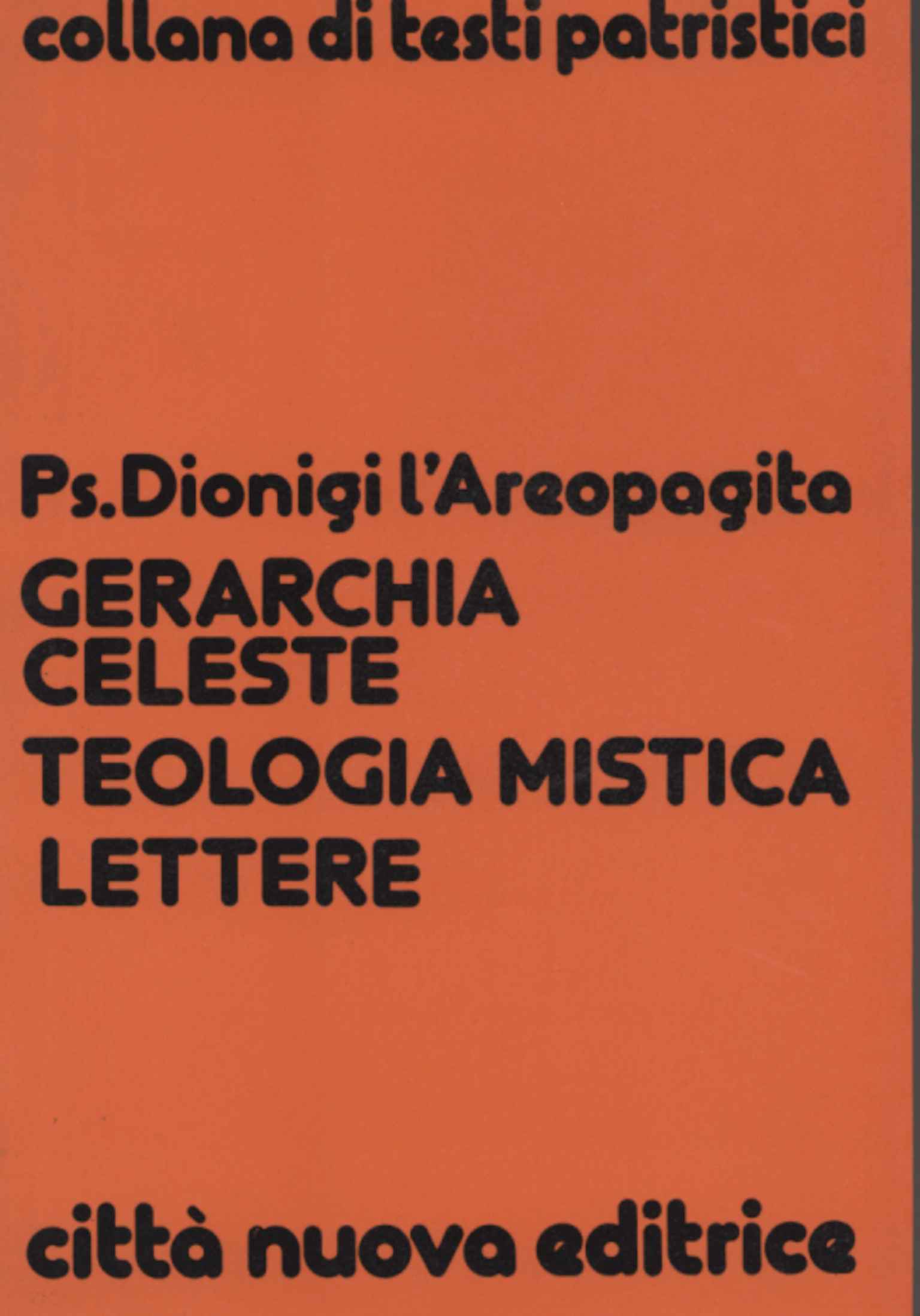 Lettres de théologie mystique de la hiérarchie céleste