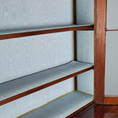 Mahagoni-Sideboard, viktorianisches Bücherregal, viktorianisches Mahagoni-Bücherregal