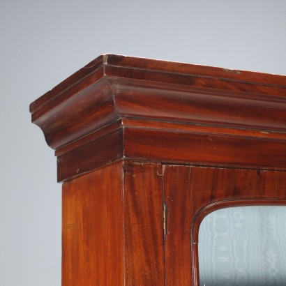 Mahagoni-Sideboard, viktorianisches Bücherregal, viktorianisches Mahagoni-Bücherregal