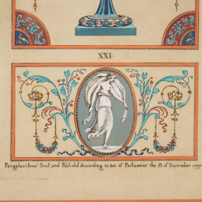 Paire de gravures de Michelangelo Pergolesi, Ornements et vases, Michelangelo Pergolesi, Michelangelo Pergolesi, Michelangelo Pergolesi, Michelangelo Pergolesi, Michelangelo Pergolesi