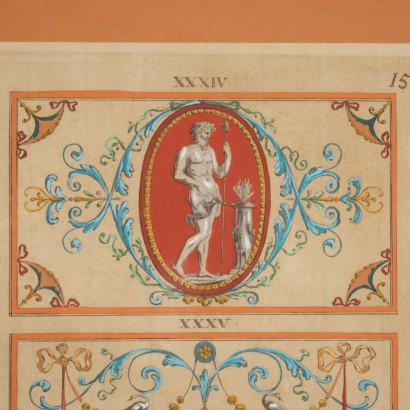 Paire de gravures de Michelangelo Pergolesi, Ornements et vases, Michelangelo Pergolesi, Michelangelo Pergolesi, Michelangelo Pergolesi, Michelangelo Pergolesi, Michelangelo Pergolesi