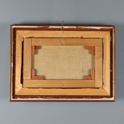 Cuadro de Lorenzo Gignous, Paisaje fluvial con figuras, Lorenzo Gignous, Lorenzo Gignous, Lorenzo Gignous