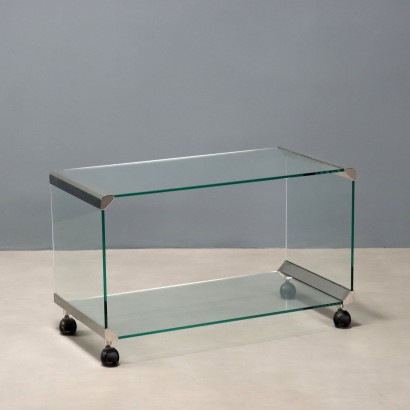 Gallotti & Radice 1970er Couchtisch mit Rollen