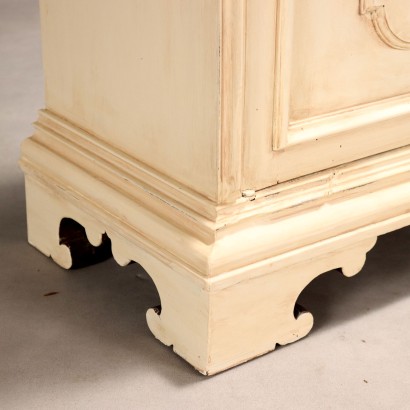 Sideboard, Nussbaum-Sideboard aus dem späten 20. Jahrhundert, Barock-Sideboard aus lackiertem Nussbaumholz