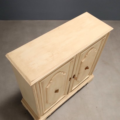 Sideboard, Nussbaum-Sideboard aus dem späten 20. Jahrhundert, Barock-Sideboard aus lackiertem Nussbaumholz