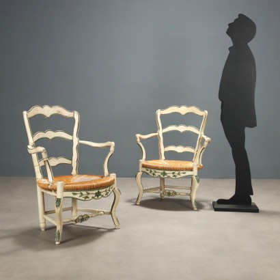 Paar Sessel, Paar Sessel im Barockstil