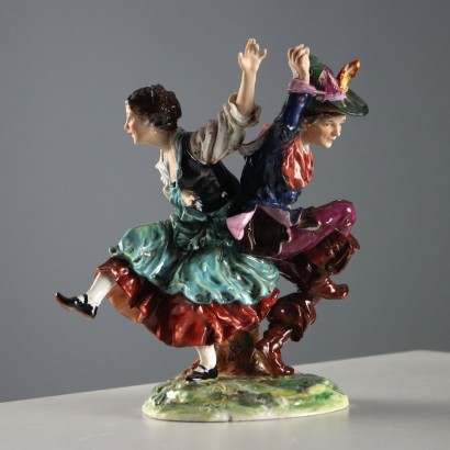 Capodimonte Porzellangruppe