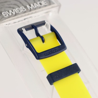Paire de montres Swatch en cuir