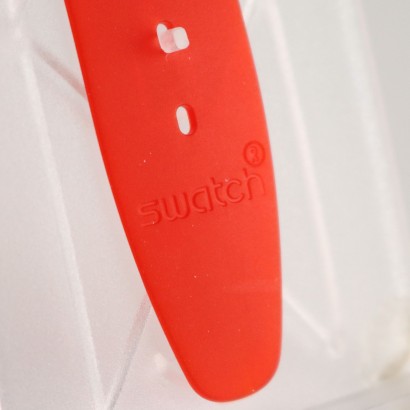 Paire de montres Swatch en cuir