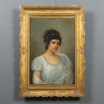 Painting Portrait of Maria Ciaffi