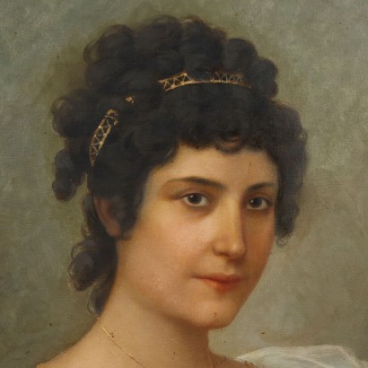 Gemälde Porträt von Maria Ciaffi