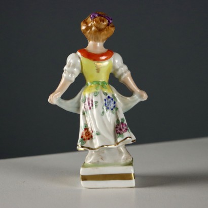 Paire d'enfants en porcelaine fabriquée