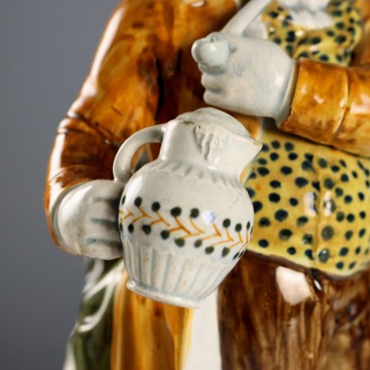 Pichet en céramique Toby Staffordshire