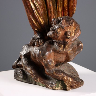 Skulptur des Heiligen Antonius, Skulptur des Heiligen Bernhard