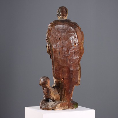 Skulptur des Heiligen Antonius, Skulptur des Heiligen Bernhard