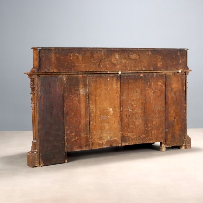 Sideboard, Barockes Nussbaum-Sideboard