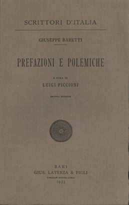 Prefazioni e polemiche