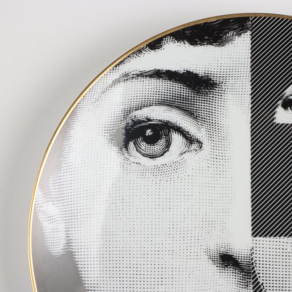 Piero Fornasetti Teller für Rosenthal Tee, Piero Fornasetti, Piero Fornasetti, Piero Fornasetti, Piero Fornasetti, Piero Fornasetti