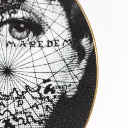 Assiette Piero Fornasetti pour le thé Rosenthal, Piero Fornasetti, Piero Fornasetti, Piero Fornasetti, Piero Fornasetti