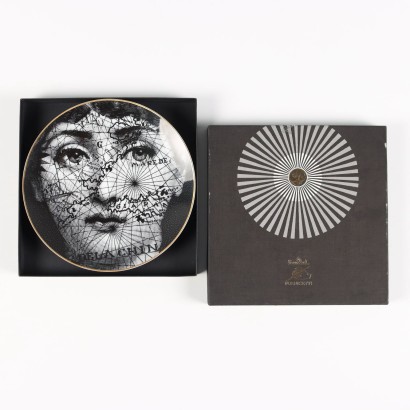 Assiette Piero Fornasetti pour le thé Rosenthal, Piero Fornasetti, Piero Fornasetti, Piero Fornasetti, Piero Fornasetti