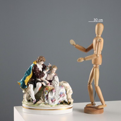 Porzellanskulpturen-Gruppe Manufaktur