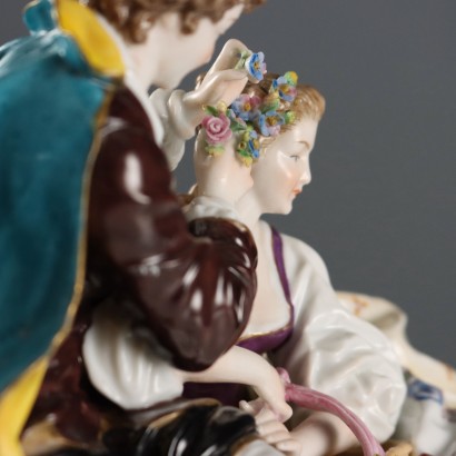 Porzellanskulpturen-Gruppe Manufaktur