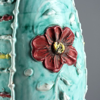 Vase porte-parapluie en céramique émaillée