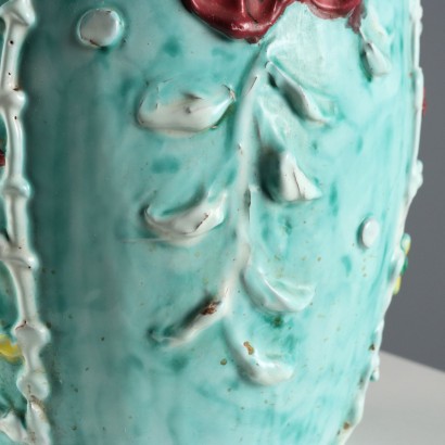 Vase porte-parapluie en céramique émaillée