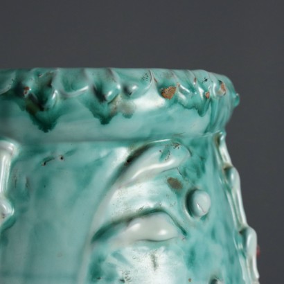 Vase porte-parapluie en céramique émaillée