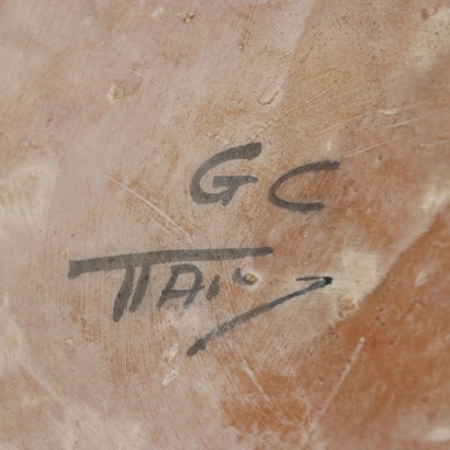 Vase porte-parapluie en céramique émaillée