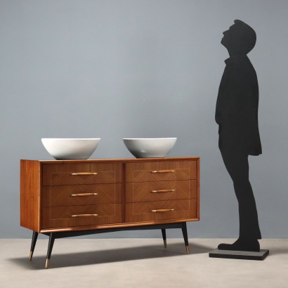 Cassettiera anni '60 con Doppio