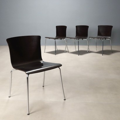 Quatre chaises « Cirene » par De Padova