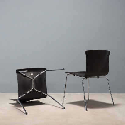 Quatre chaises 'Cirene', Vico Magistretti, Quatre chaises 'Cirene', Vico Magistretti, Quatre chaises 'Cirene', Vico Magistretti