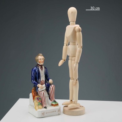 Sculpture en céramique de la manufacture Staffords