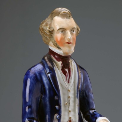 Sculpture en céramique de la manufacture Staffords