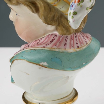 Pair of Wallendorf Porcelain Busts