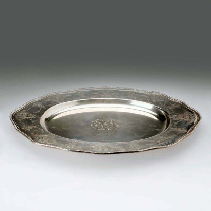 Frank M. W Sterling Silver Tray